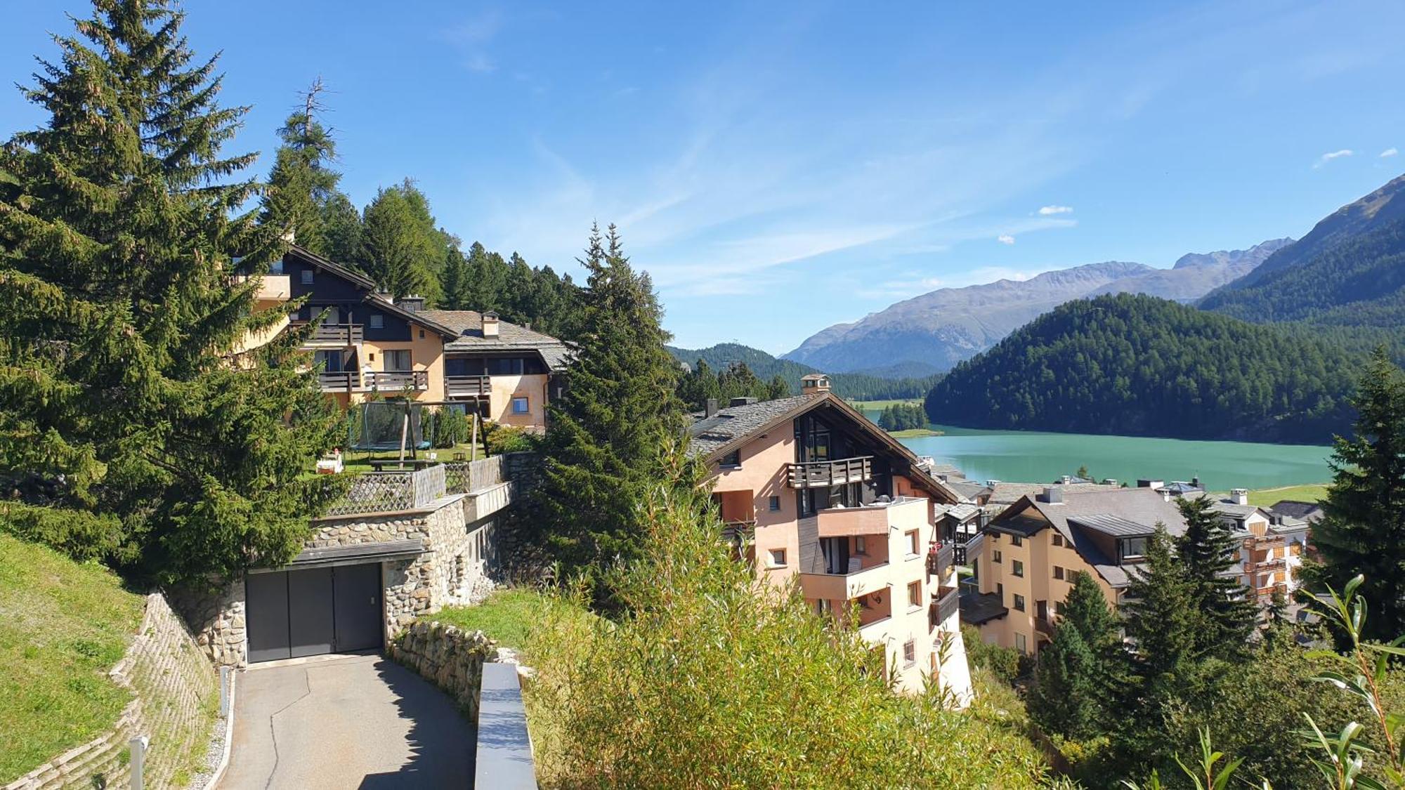 Chesa Bellaval, Haus La Vuolp 3 1 2-Zimmerwohnung Silvaplana Exterior foto